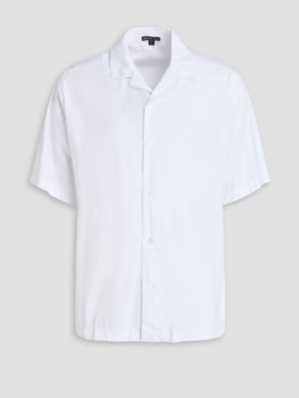 James Perse Cotton Jersey Half Sleeve Shirt Size XS White
